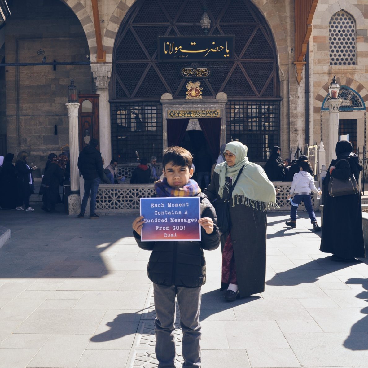 Farhad Hunarwar In Holy Shrine of Hazrat Jalaluddin Rumi Balkhi 51