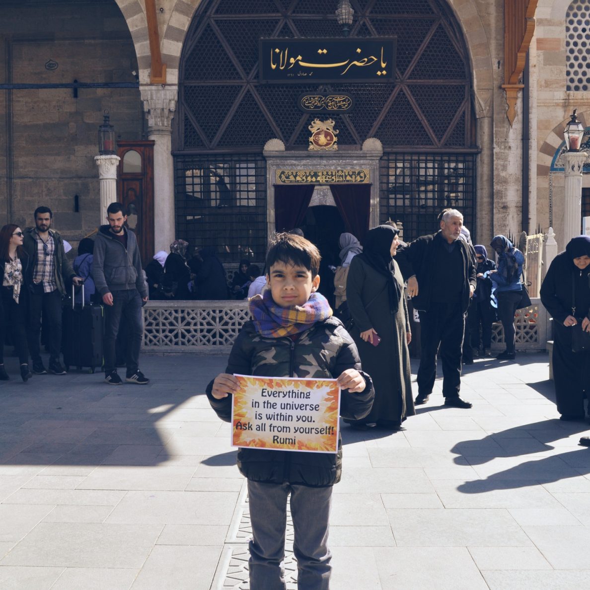 Farhad Hunarwar In Holy Shrine of Hazrat Jalaluddin Rumi Balkhi 52