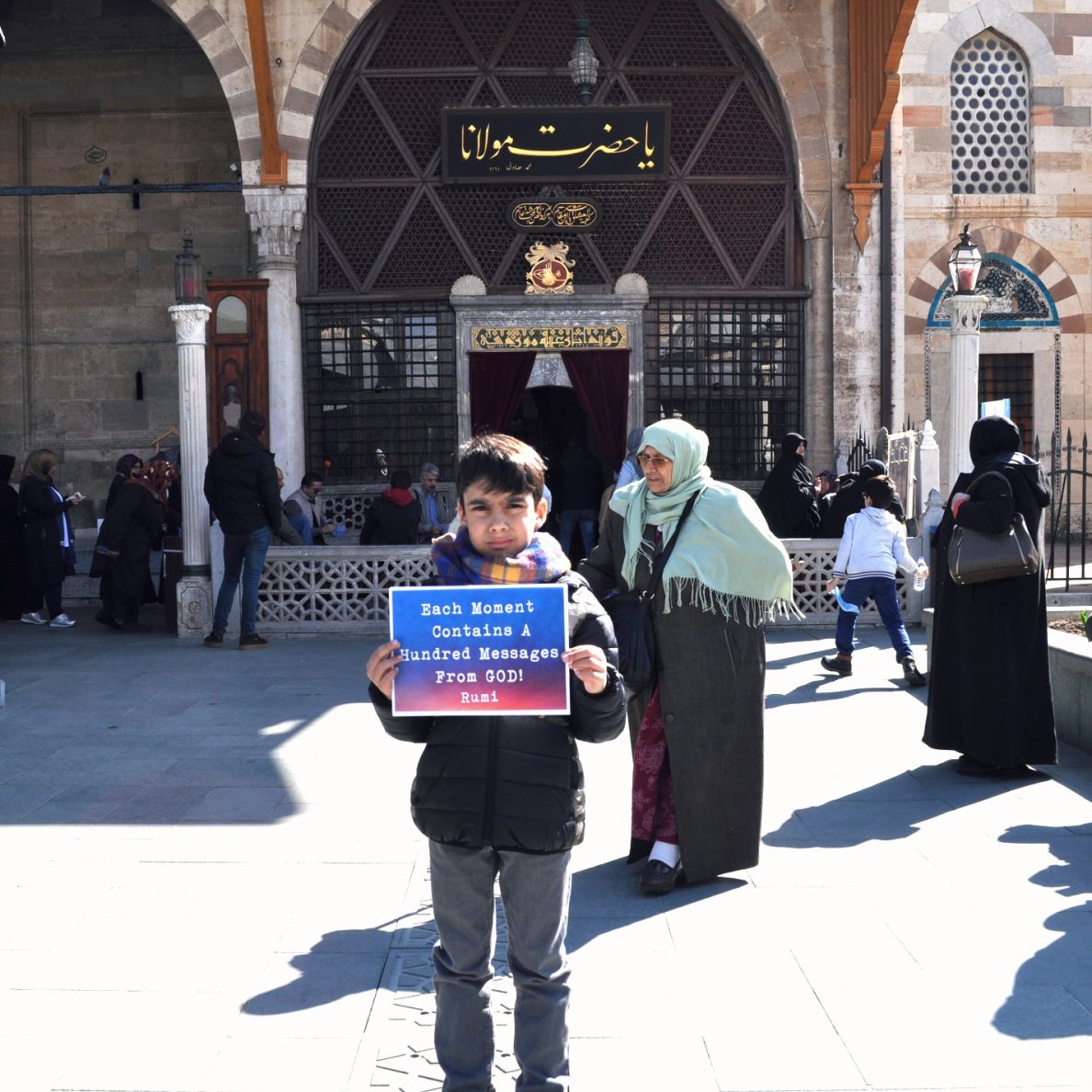 Farhad Hunarwar In Holy Shrine of Hazrat Jalaluddin Rumi Balkhi 85